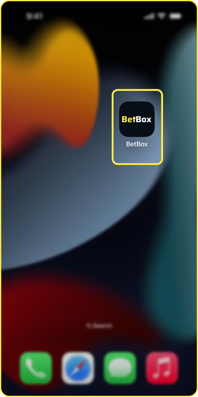 Comenzá a explorar todos los mercados disponibles en la app PWA de Betbox para iOS.