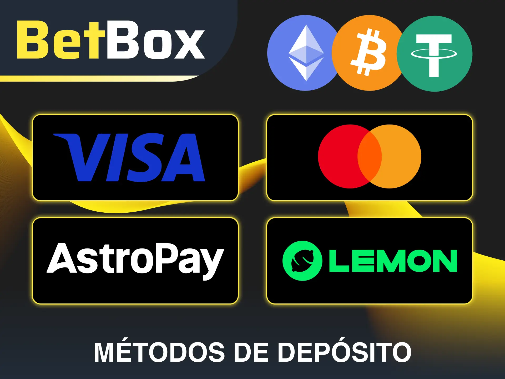 Seleccioná entre los métodos de pago disponibles para jugar Aviator en Betbox.
