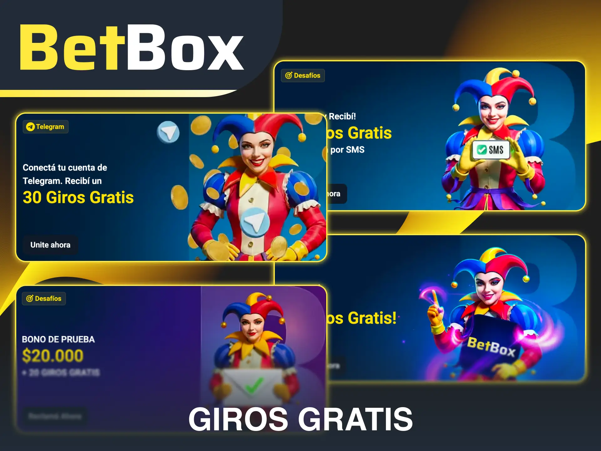 Consigue giros gratis en promociones puntuales jugando en Betbox desde Argentina.