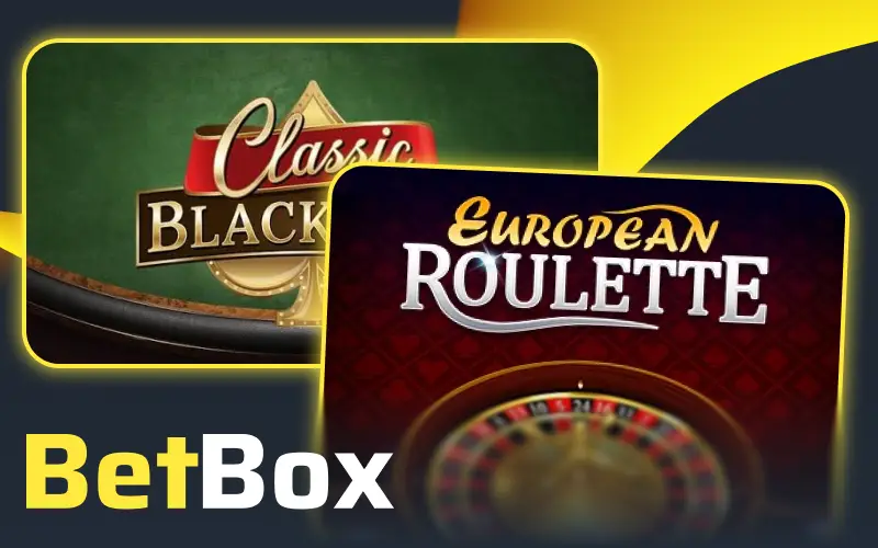 Demostrá tu habilidad en los juegos de mesa en la sección de casino online en Betbox.