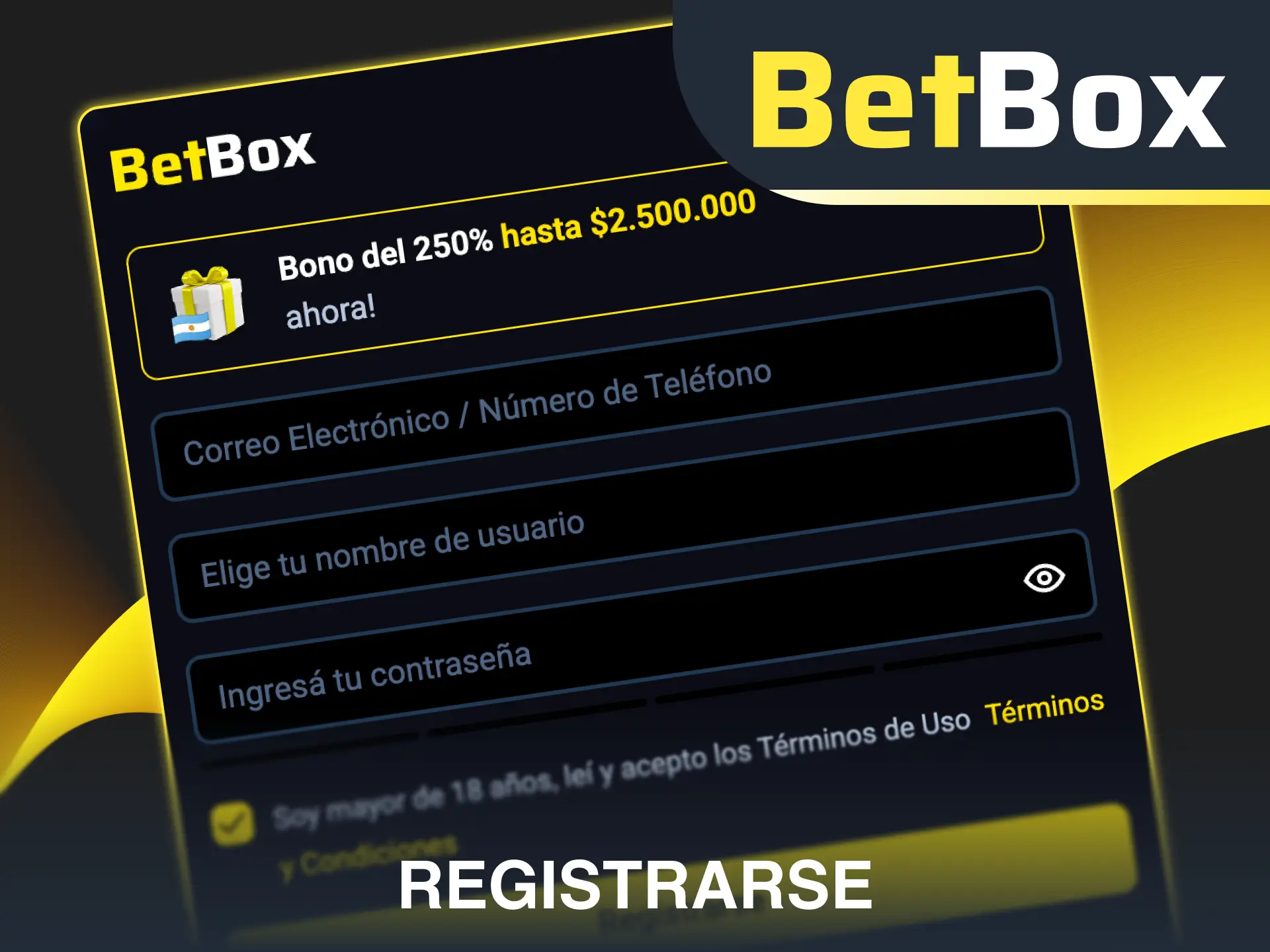 Aprendé cómo registrarse en Betbox y comenzá a apostar de inmediato en Argentina.