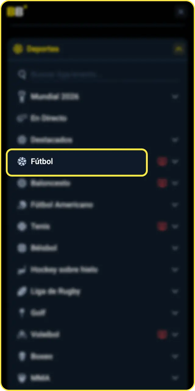 Elegí el deporte y el evento para planificar cómo realizar tu primera apuesta en Betbox.