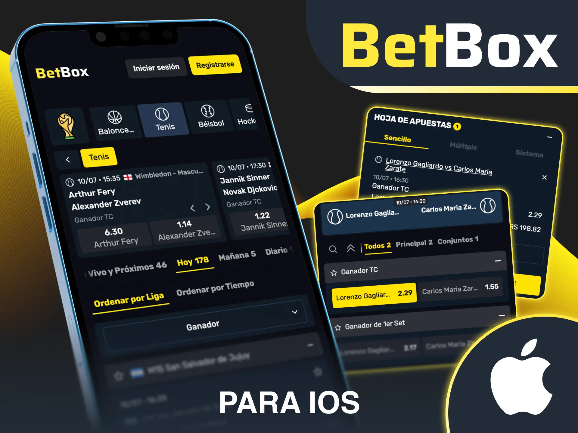 Consigue la aplicación en tu celular siguiendo la guía de instalación para iOS en Betbox.